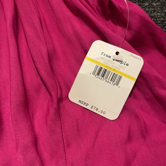 Free People Intimately NWT Want Your Love Mini Dress Deep Orchid Size Medium - Picture 3 of 5